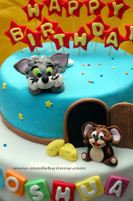   Jery on Made By Siany  Tom And Jerry Cake For Joshua Bday