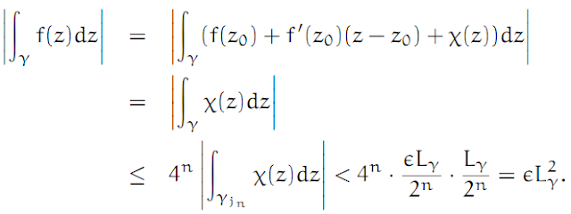 Complex Analysis: #4 Cauchy`s Theorem (simplest version) equation pic 11