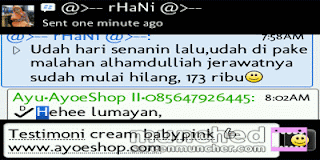 Cream Pemutih Wajah Baby Pink