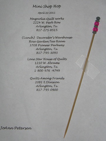 Stiletto w List