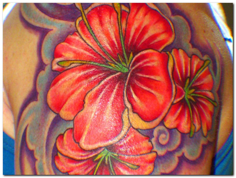 Hibiscus Flower Tattoo Pictures. 2011 Hibiscus flower tattoo