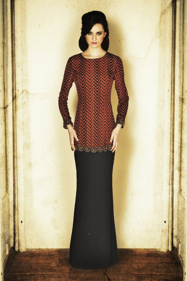 Azlin Zain Koleksi baju raya 2012 
