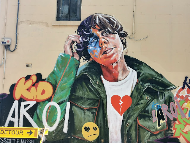 Alexandria Street Art | Mural of Kid Laroi by Scott Marsh