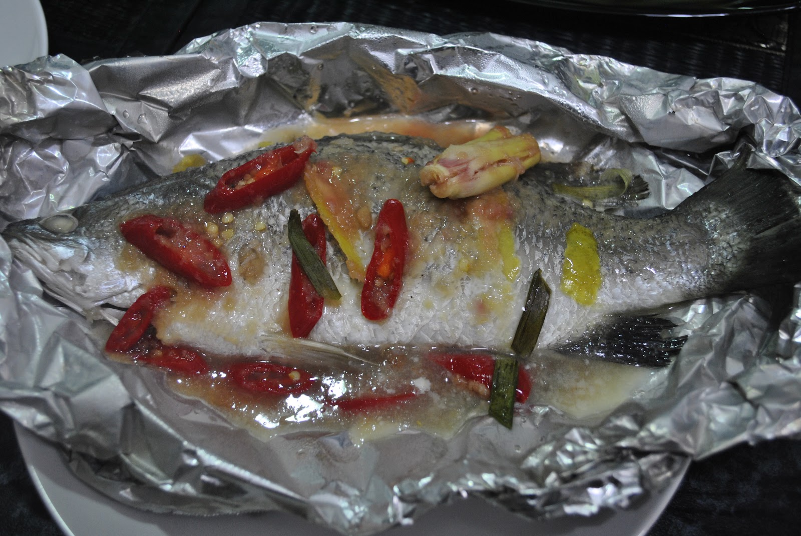 Dapur Cik Lina: Resepi: Ikan Stim Lemon dengan Madu