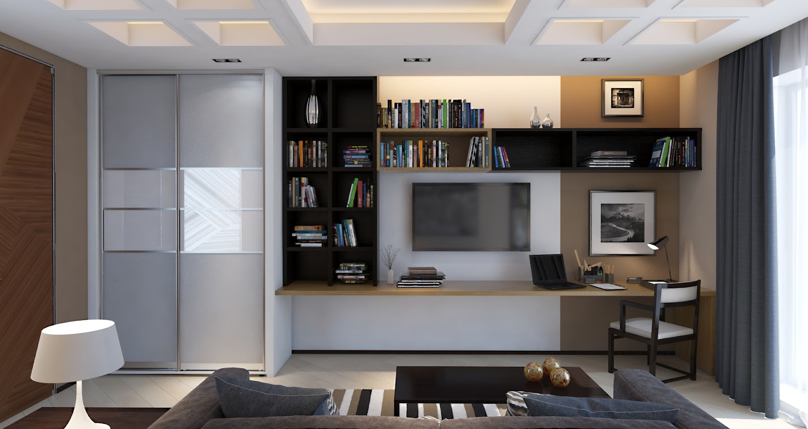 Contemporary Study Room Design