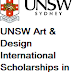 UNSW Art & Design International Scholarships in Australia, 2018 