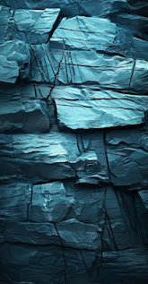 خلفية ايفون احجار زرقاء ، خلفيات فخمه للايفون 4K