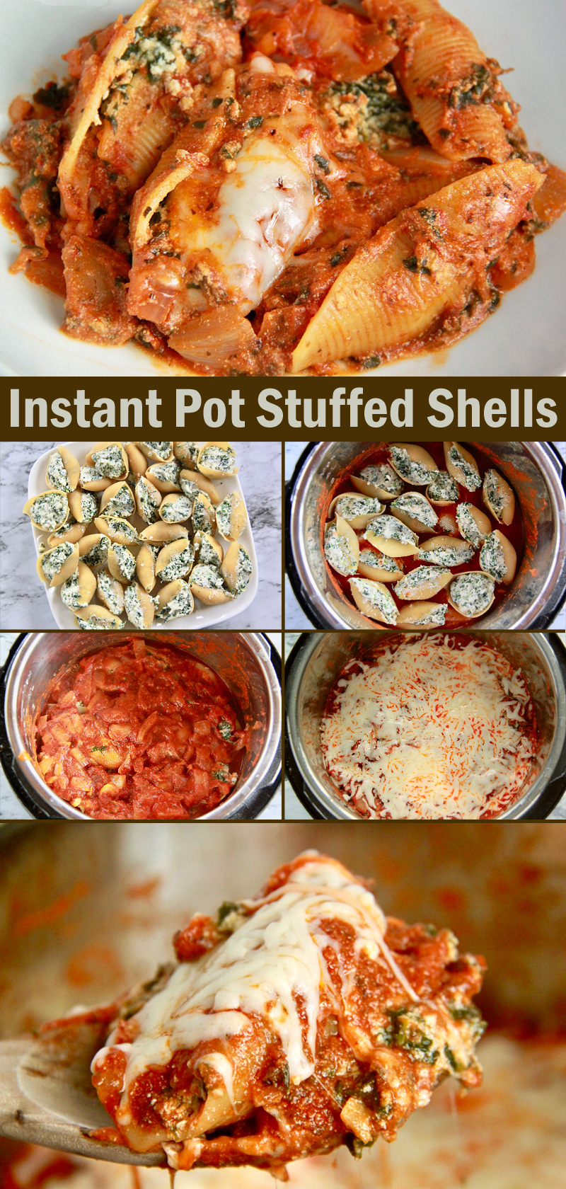 The Ultimate Instant Pot Stuffed Shells - Recipe