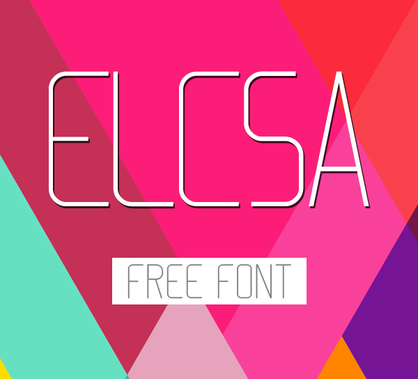 Font Terbaru Untuk Desain Grafis - Elcsa Free Font