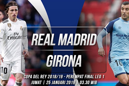 Live Streaming Real Madrid vs Girona 25/01/2019