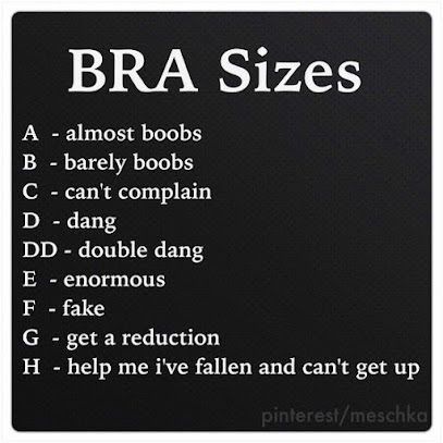 BRA Sizes - This is funny Like, comment and share