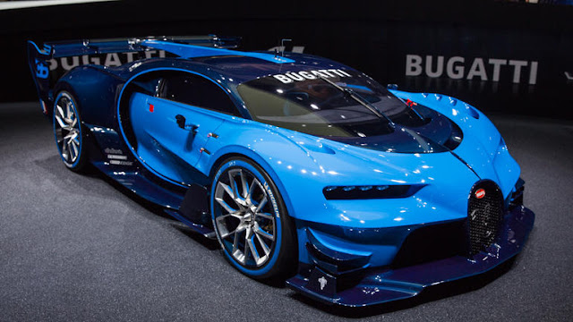 Bugatti chiron mavi renkli