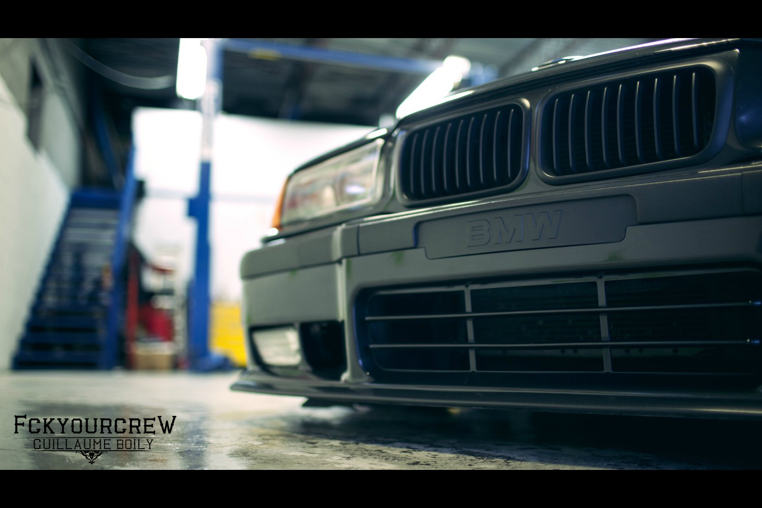 modified BMW E36 is built