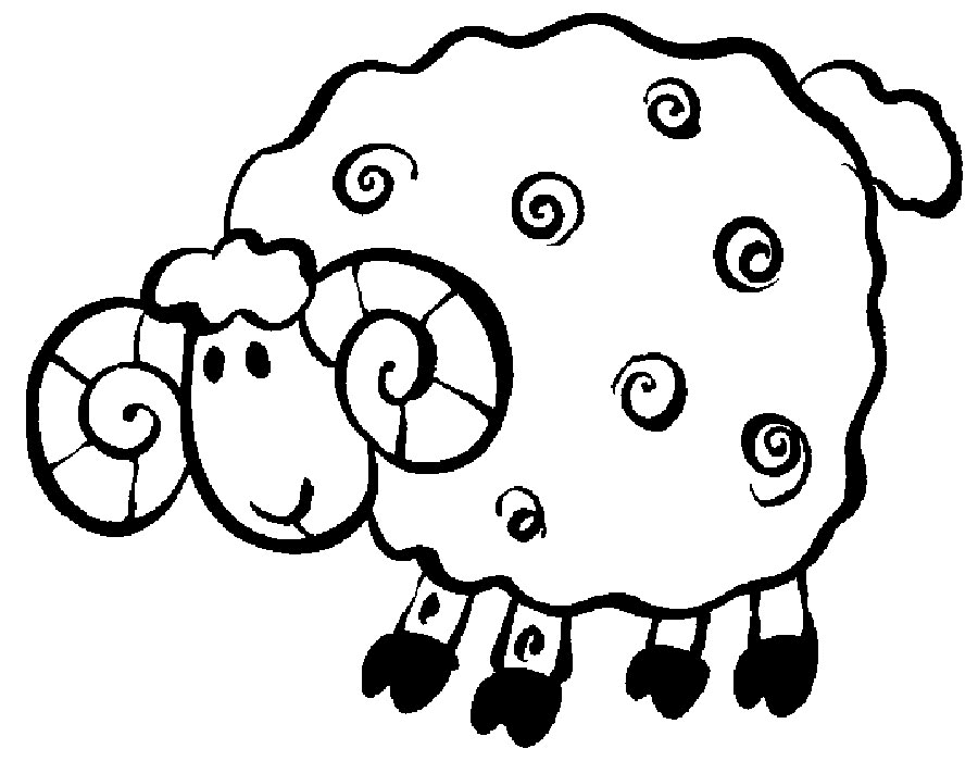 Mewarnai Gambar Domba
