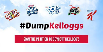 "the alt right website Breitbart has just now declared war on kellogs,as the cereal brand pulls off advertising from the site"