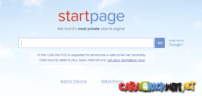 StartPage Search Engine