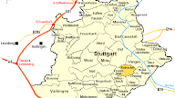 Stuttgart Auf Deutschlandkarte