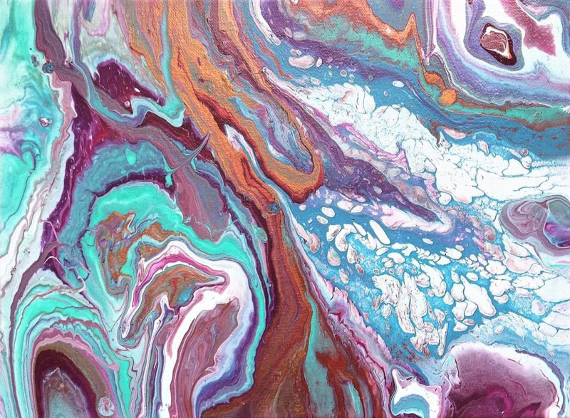 Abstract Fluid Art by Seraph-Eden Carr from Canada.