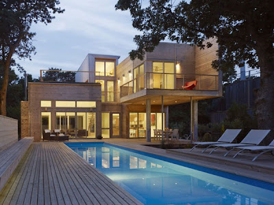 Modern minimalist Summer Beach House interior design