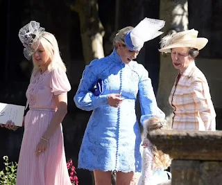 Princess Anne attends Stephanie Phillips wedding