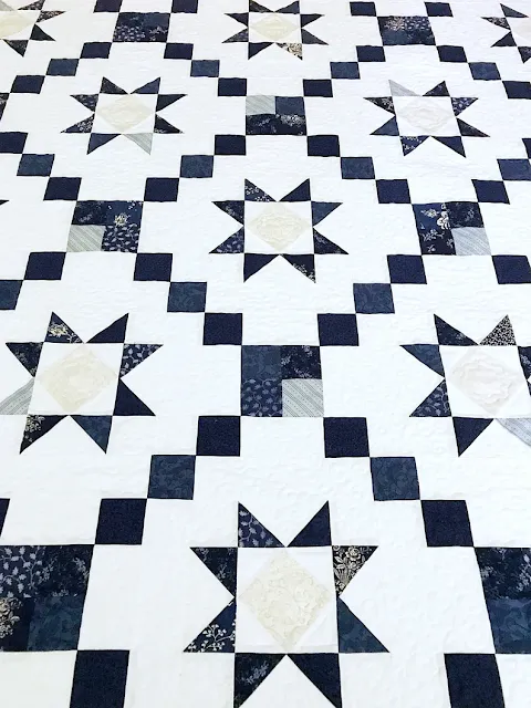 diamond star path quilt pattern