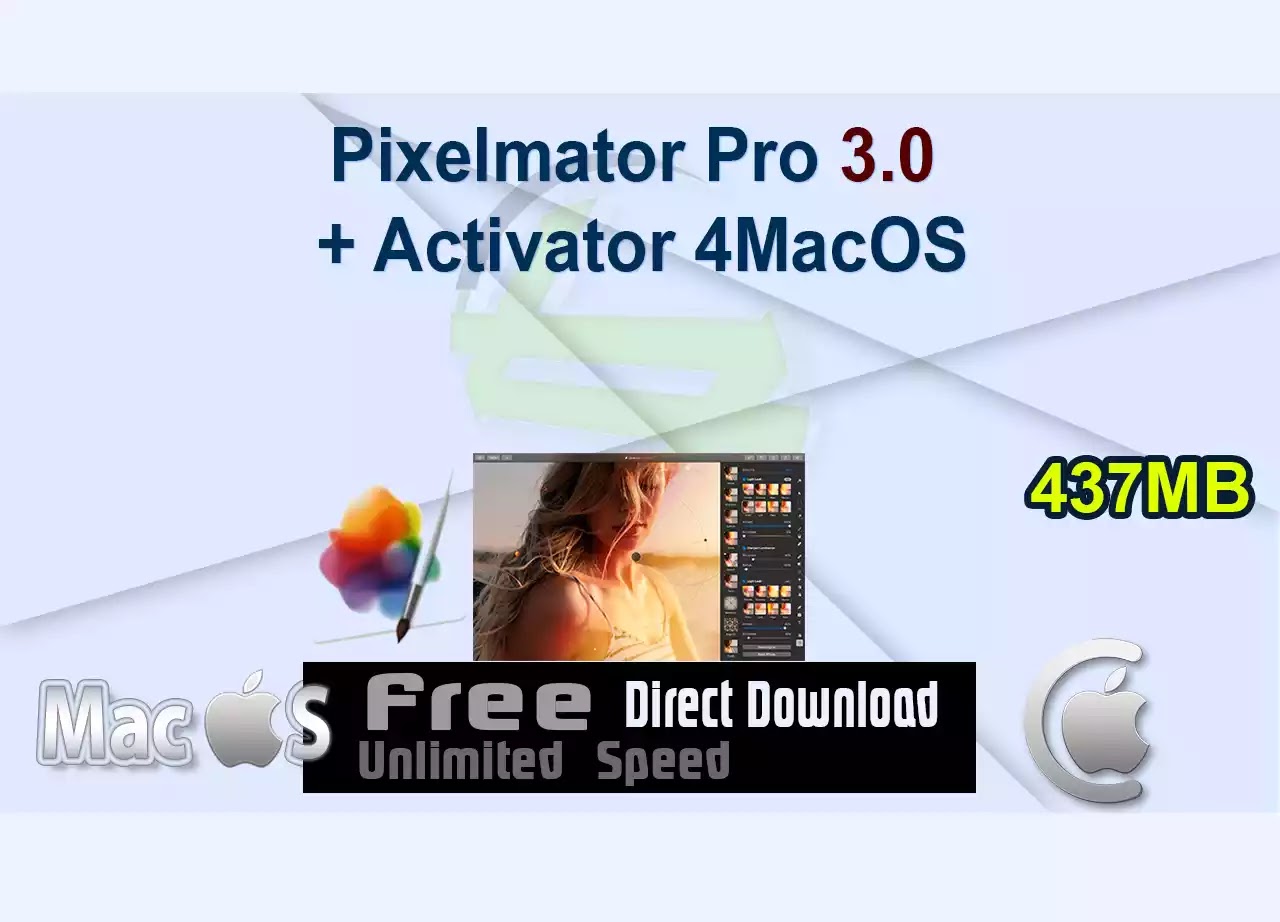 Pixelmator Pro 3.0 + Activator 4MacOS