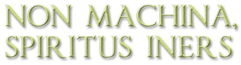 Non Machina, Spiritus Iners