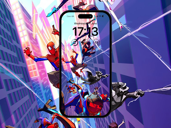 Spider-Man Across the Spider-Verse Background Wallpaper