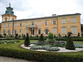 giardino sul retro del Palazzo Wilanów