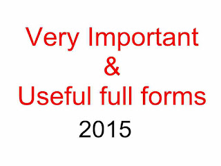 full forms update 2015