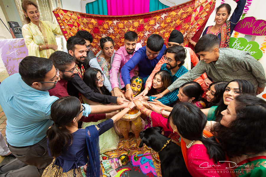 Punjabi Hindu Wedding Rituals Photography Indian Marriage Pictures Edmonton YEG Canada Maiyan