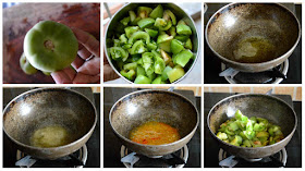 Green Tomato Pickle/Raw Tomato pickle