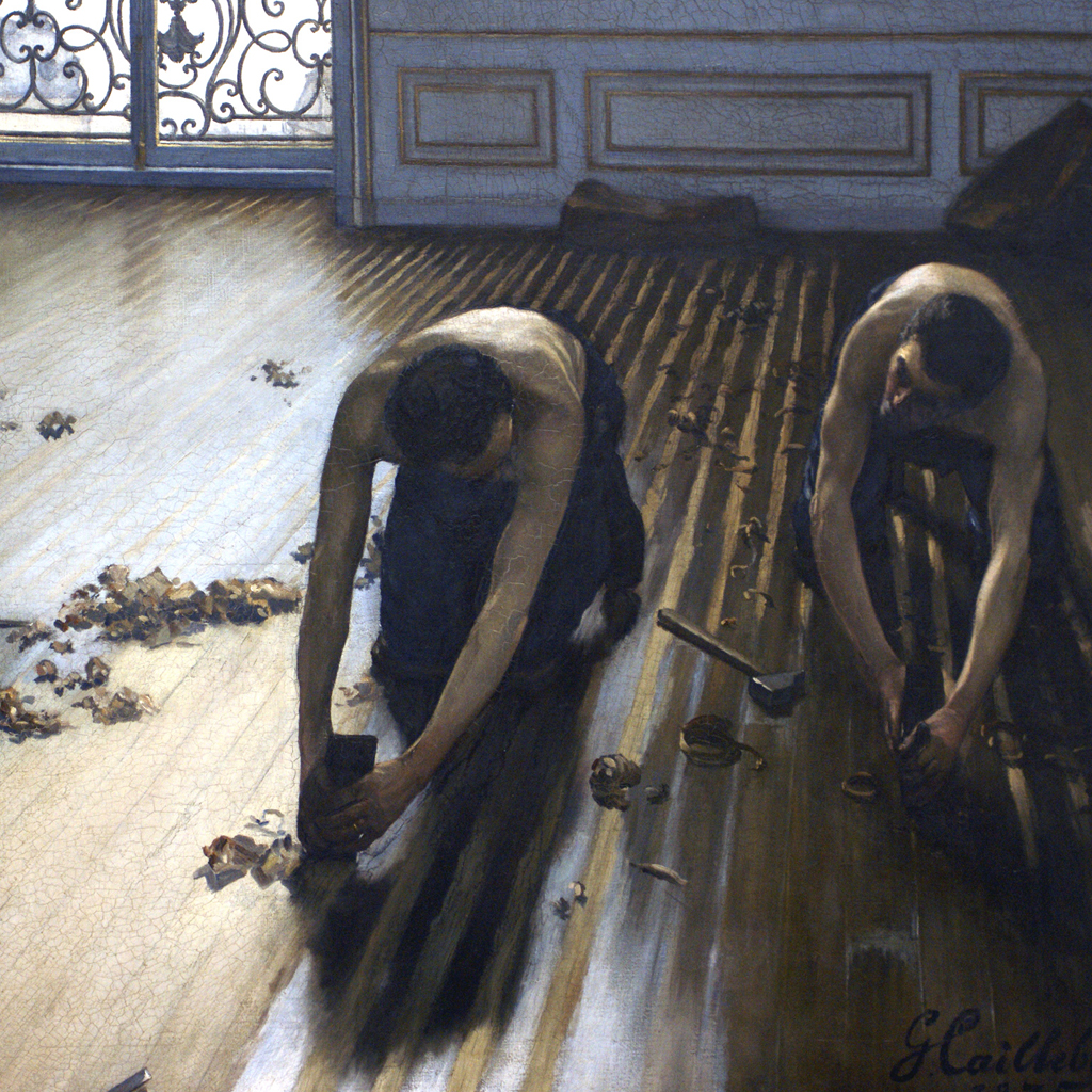 WallPapers iPad: Les Raboteurs de Parquet - Caillebotte