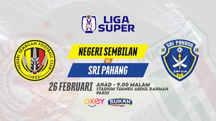 negeri sembilan vs pahang live