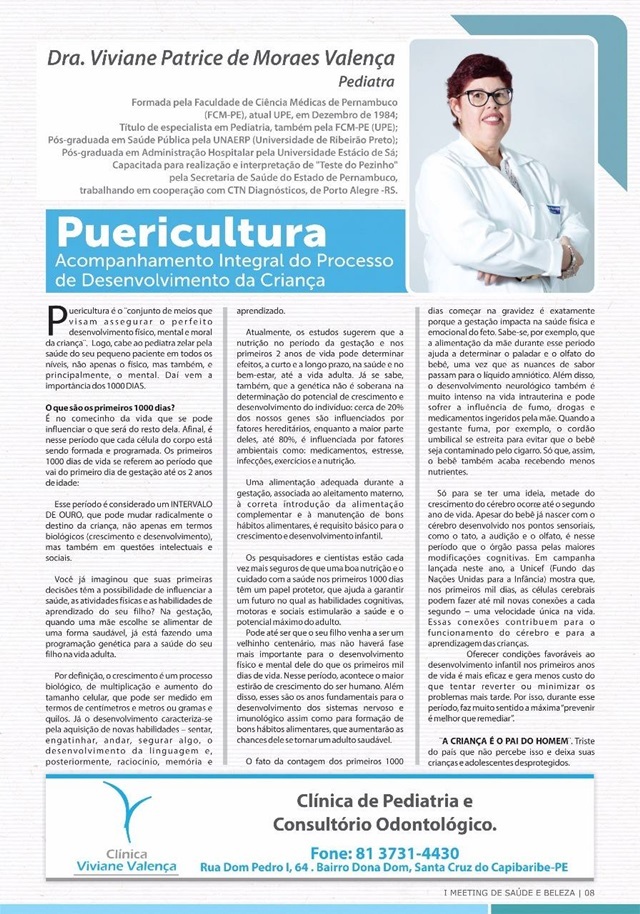 Dicas da Pediatra: Puericultura