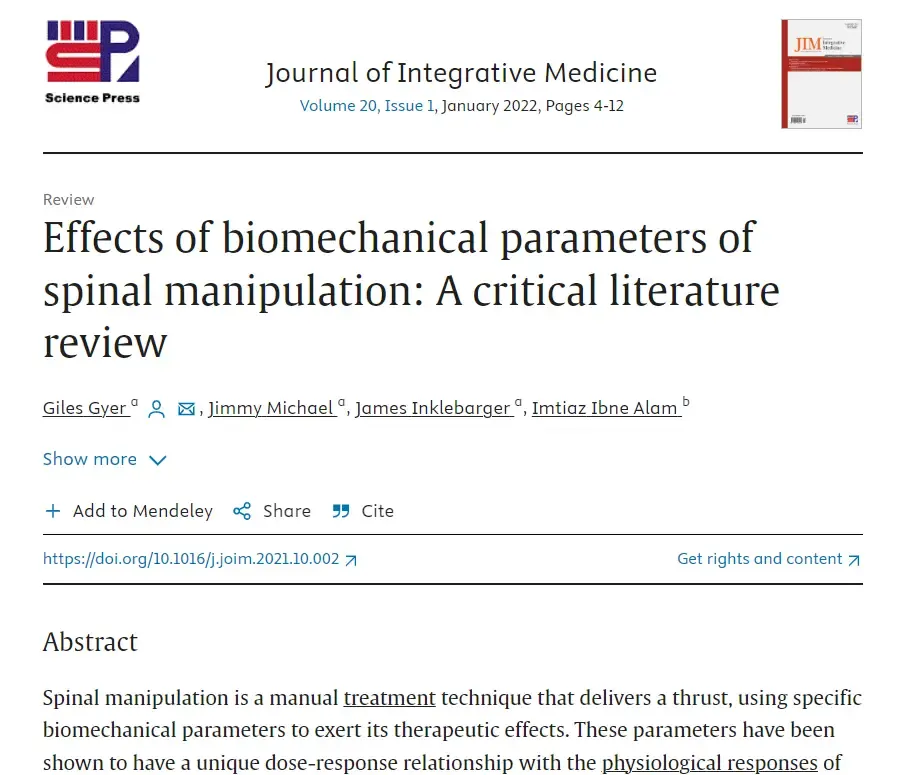 A sample journal article