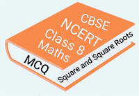 MCQ Class 8 Maths Square and square roots pdf worksheet notes for CBSE NCERT class 8 free to download