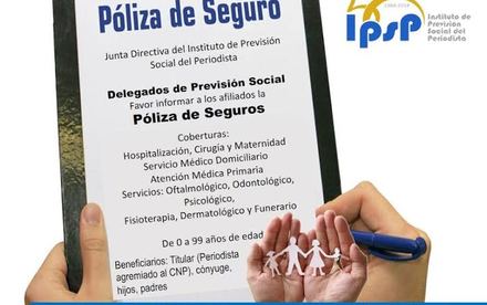 IPSP invita a jornada informativa sobre póliza de salud con Seguros Universitas.