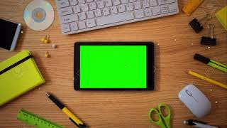 Office background green screen template | Green Tech Video'z