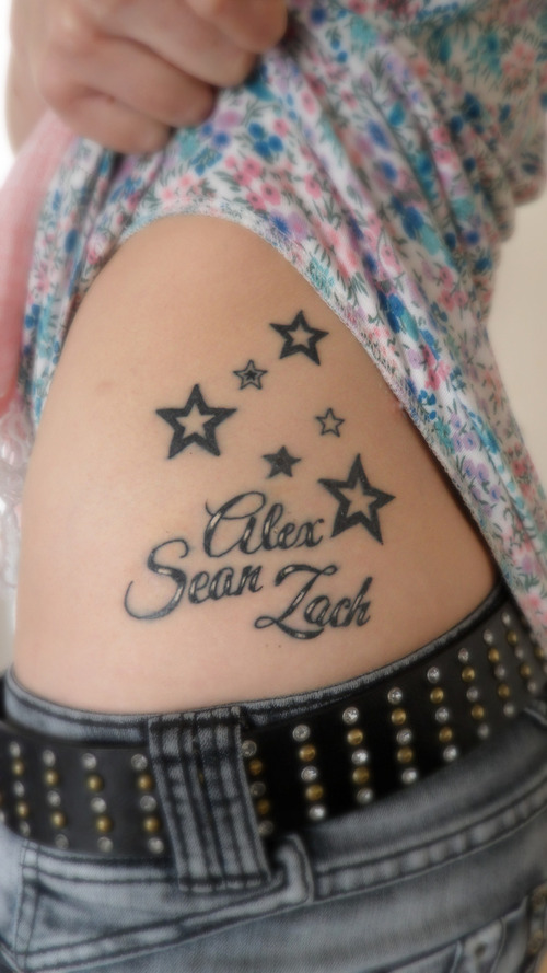 shooting star tattoo