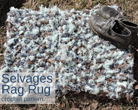 Pendleton Selvages Rag Rug crochet pattern