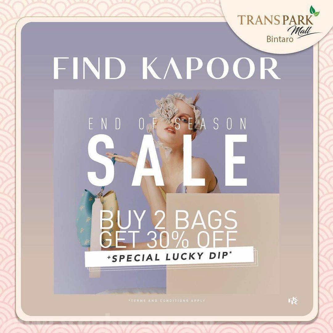 Find Kapoor Promo End of Season SALE