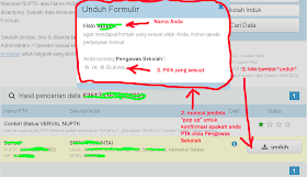 Cara Download Formulir VerVal NUPTK 2013 - 3