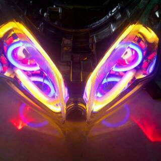 Gambar variasi headlamp vario