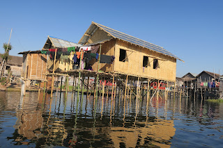 Typical Inle lake house