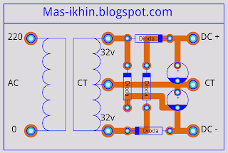 PSU CT Full Gelombang Menggunakan Trafo CT