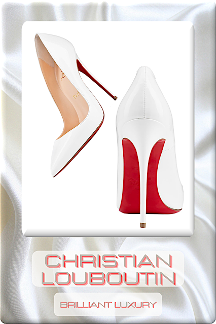♦Christian Louboutin Shoes White Edition #shoes #christianlouboutin #louboutinworld #white #brilliantluxury