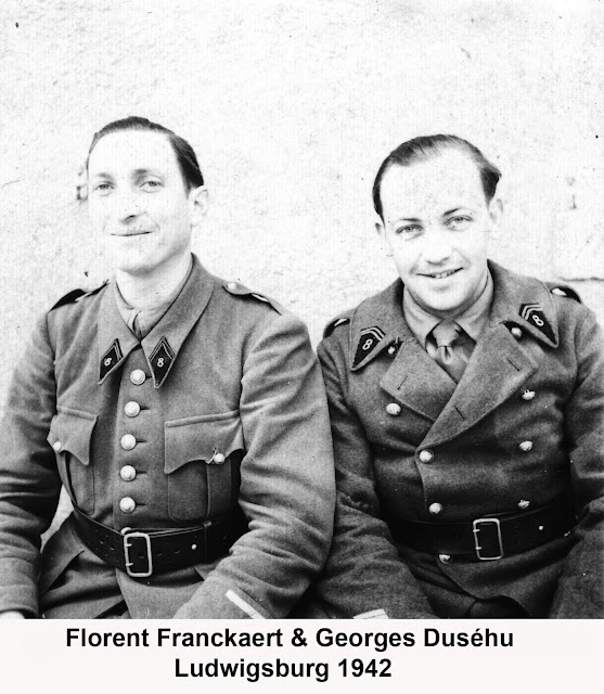 Georges Duséhu et Florent Franckaert Ludwigsburg Stalag VA 1942