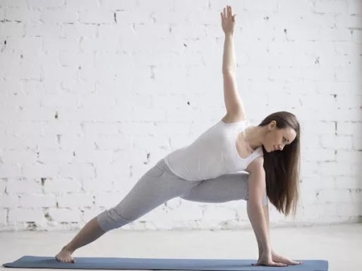 Extended side angle pose