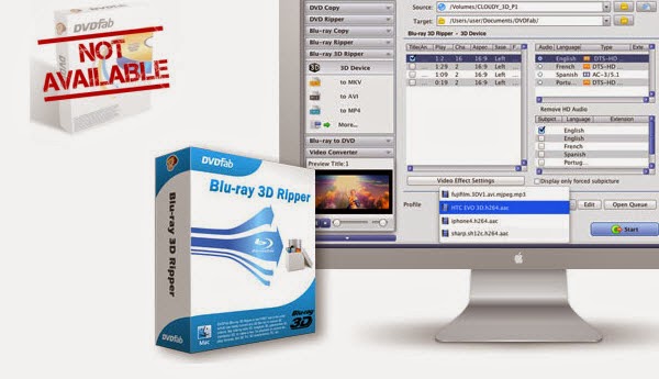 DVDFab Blu-ray Ripper (3D Plus) for Mac Yosemite Alternative